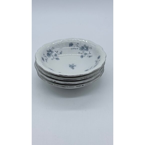 4 Johann Haviland Blue Garland Dessert/Fruit Bowls Bavaria Germany 5.25" in dia. - Picture 4 of 8